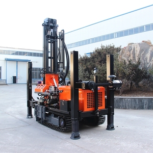 Multifunctional Crawler DTH Water Well Drilling Rig 180m-1000m Hydraulic Deep Borehole Drill <b>Machine</b> for <b>Mining</b> Exploration - Product Image 1