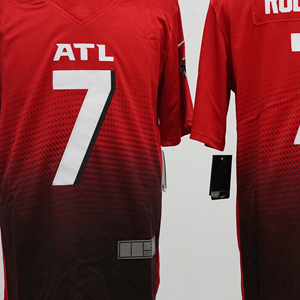 Maglia Personalizzata di Alta Qualità Stile Atlanta Falcons per Football Americano, Cucita # 1 # 2 # 7 # 8 # Divisa Sportiva in Poliestere con Numero e Nome Personalizzabili - Product Image 2