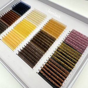 Nhãn Hiệu Riêng Biểu Tượng Tùy Chỉnh Long Lanh Lông Mi Mở Rộng Lông Mi Tổng Hợp <span class=keywords><strong>Blink</strong></span> Flare Hỗn Hợp Đầy Màu Sắc Khay - Product Image 6