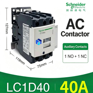 Contactor de CA LC1D65M7/F7/Q7 TeSys D, Sin Inversión, 65A, 40HP a 220V/230V CA, hasta 100kA SCCR, Trifásico, 3 NO - Product Image 5