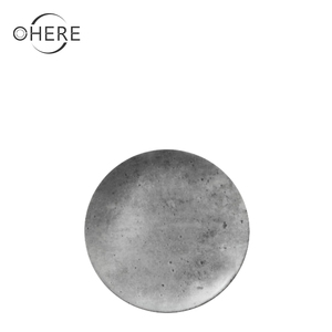 Platos de <span class=keywords><strong>Cemento</strong></span> Gris Mate para Bodas al por Mayor, Juegos de Platos Retro Campestres, Vajilla de Porcelana - Product Image 5