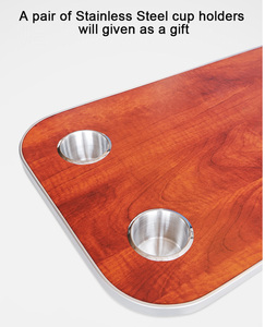 Table pliante murale AutoLiuma, accessoire de conversion d'intérieur pour <span class=keywords><strong>camping</strong></span>-<span class=keywords><strong>car</strong></span> et caravane - Product Image 4