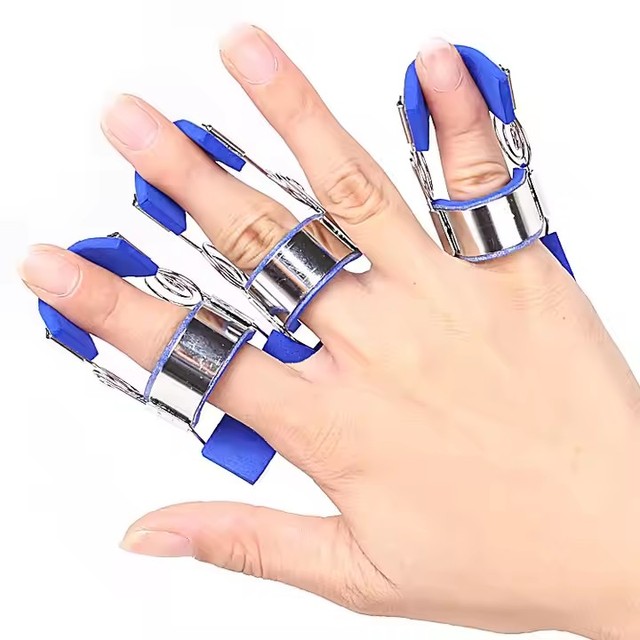 Finger Exerciser Aluminum Alloy Mallet Finger Splint Medical Adjustable Flexible Finger Splints Hand Splint Finger Immobilisers