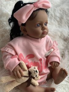 R & B Tiwis Mini Solid Free Kit China Bambola Realista Pulgadas Doble Ojo Cerrado Envío Silicona <span class=keywords><strong>Reborn</strong></span> Baby Dolls - Product Image 4