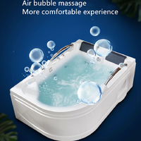 Baignoires de Massage autoportantes en acrylique de haute qualité Offre Spéciale baignoire à remous d'air moderne pour hôtel maison pour appartement