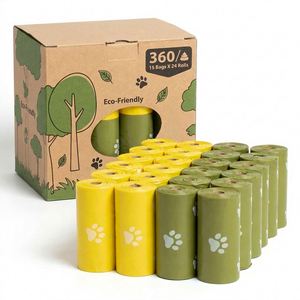 Wholesale Compostable Biodegradable Pet Poop Bags EN13432 Certified Earth Friendly Corn Starch Large <b>Heavy</b> <b>Duty</b> Dog Waste Bags - Product Image 1