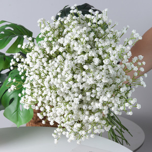 Flores Artificiales de Gypsophila Blancas, Ramo de Flores de Tacto Real <span class=keywords><strong>para</strong></span> Decoración de Bodas, Hogar y Fiestas, Directo de Fábrica - Product Image 6