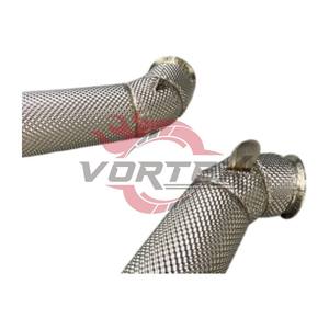 Sistema de escape de alto flujo Vortex para McLaren 720S 765LT 4.0T de acero inoxidable de ajuste directo - Product Image 4