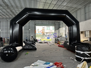 Logo rộng 6m có thể tháo rời bạt PVC kín khí cổng vòm quảng cáo biểu ngữ nước bơm hơi vòm nổi - Product Image 4