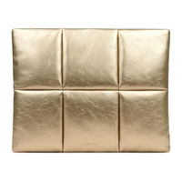 Housse pour ordinateur portable en cuir PU matelassée et rembourrée 15/16 pouces, style sac à main, antichoc, imperméable, étui de transport