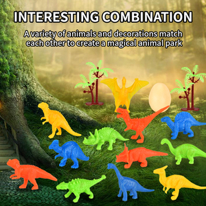 Juguetes de Animales del Mundo Animal, Huevos de Dinosaurios de Plástico, Modelo de Árbol, Favoritos de los Niños, Gran Venta - Product Image 6