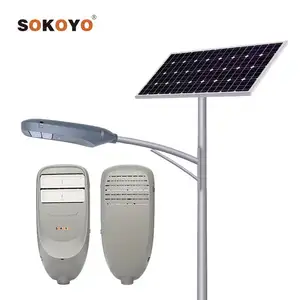 SOKOYO – lampe de route étanche Ip67 40w 50w 60w 70w, lampadaire solaire tout en deux Led