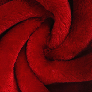 Sang Trọng Màu Đỏ Dày Sang Trọng Chăn Hoa Mẫu Đơn In Ấn Một Mặt Raschel Chồn Chăn Bán Buôn - Product Image 5