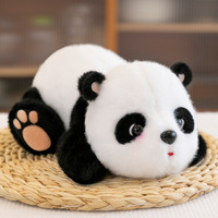 Mini bébé personnalisé Panda réconfortant peluche animal en peluche super doux lavé PP coton polyester matériel de noël