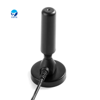 Antenne TV numérique à ondes terrestres universelle intérieure/extérieure DVB-T/DMB-T/CMMB, amplificateur de réception de signal haute définition, gain de 25 dBi