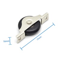 Poulie de fenêtre personnalisée de petite taille Portes et fenêtres Accessoires Meuble Cabinet Rouleau Rouleau en nylon en alliage d'aluminium