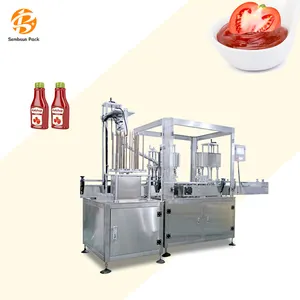 Multifunction Line Alcohol Bottle Filling Trigger Cap Pressing 18L Caps Making Capping Machine