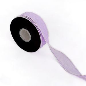 Wholesale 4cm Pearl <b>Bubble</b> Ribbon Luxury Decorative Ribbon for Flower Bouquet Gift Wrapping Florist Packaging Supplies - Product Image 6