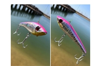 Ventes en gros de leurres de pêche VIB coulants de 130 mm 70 g, appâts pour gros poissons, thon, hameçon triple VMC, pêche à la traîne, poisson-volant, GT, leurre de pêche dur