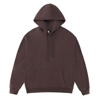 OEM ODM 460G Hoodie & Sweatshirt Pria Ukuran Besar Bahan Tebal, Polos, Cocok untuk Musim Dingin, Bisa Custom Logo