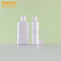 Bouteille d'emballage en plastique HDPE à col étroit HOPECK pour médicaments, sirop contre la toux, avec bouchon anti-vol pour enfants