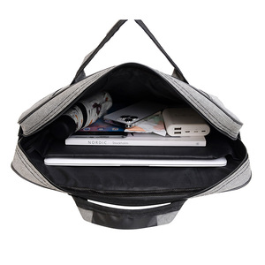 Factory Best-selling Custom Logo Waterproof Oxford Unisex 15.6 Inches Business Tote <b>Bag</b> Side <b>Bag</b> For Laptop - Product Image 5