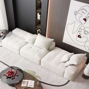 Sofá Seccional Modular de Esquina de Tela Comprimida para Sala de Estar, Envío Directo desde EE. UU., en Oferta - Product Image 4