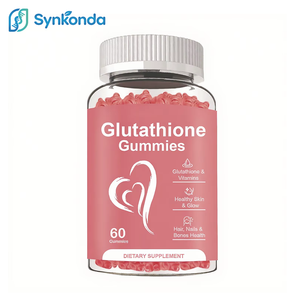 Complément de glutathion pour femmes adultes, cheveux, peau, ongles, muscles, articulations, vieillissement sain, bonbons gélifiés à la fraise, collagène marin - Product Image 1