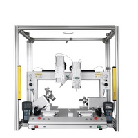 Robot de distribution de colle automatique à double tête, machine de distribution de colle