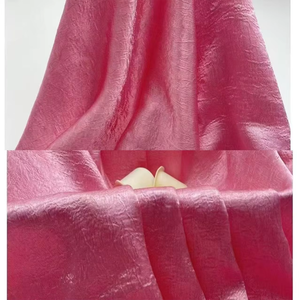 Nouveau <span class=keywords><strong>design</strong></span>, tissu en crêpe tissé sur mesure, 100% polyester, respirant, satin froissé pour vêtements - Product Image 5