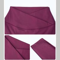 Haut de yoga à bretelles asymétriques short taille haute ensemble de leggings évasés femmes entraînement de fitness course à pied séchage rapide sensation nue