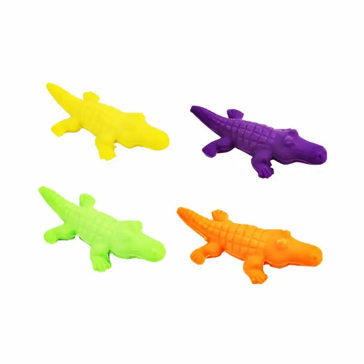 Animal Erasers Detachable Rubber Pencil Erasers Creative Stationary for Kids Schools 3D Crocodile Alligator Erasers