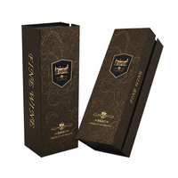Cajas Magnéticas de Cartón Rígido de Lujo Personalizadas para Licores, Botellas de Whisky y Vino Tinto, con Acabado Mate y Papel de Regalo