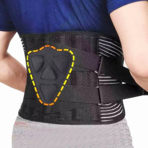 Ceinture de soutien lombaire élastique en acier, très vendue, pour le soutien du dos et de la taille - Product Image 1