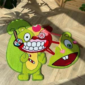 Alfombra Personalizada con Diseño de Personaje de Anime, Decoración para el Hogar, Alfombra <span class=keywords><strong>3D</strong></span> Hecha a Mano - Product Image 1