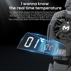 Refroidisseur de puce semi-conductrice MEMO DL05 pour tablette avec éclairage RGB, idéal pour le gaming - Product Image 5