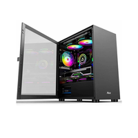 Special Offer OEM Micro ATX Desktop Gaming Computer Cases & Towers 350*205*430mm RGB Fan Chassis 1PCS with Stock 1PCS