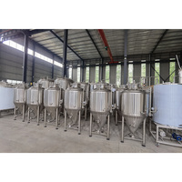 Fermenteur conique 200L pour brasserie artisanale, système de fermentation de bière