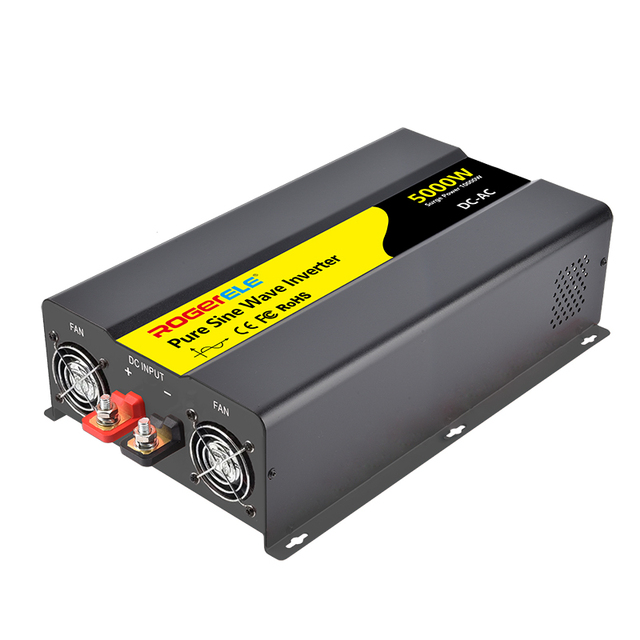 5000W 5KW High-frequency Pure Sine Wave Inverter DC 48V 60V 72V to AC 110V 220V Single Phase Off-grid Power Inverter for Solar