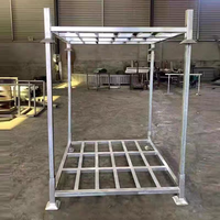 Étagère empilable galvanisée à chaud, poteaux amovibles, sans boulons, en acier, pour palettes, robuste, pour chariot élévateur, stockage en entrepôt, sur mesure