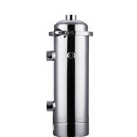Filtre à eau complet pour comptoir, membrane d'ultrafiltration manuelle, auto-nettoyant, en acier inoxydable 304, pour usage domestique, eau facilement filtrée