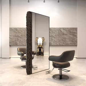Espejo de Barbería Moderno de Gran Formato, Espejo de Pared para Estilismo, Muebles para Salón de Belleza - Product Image 4