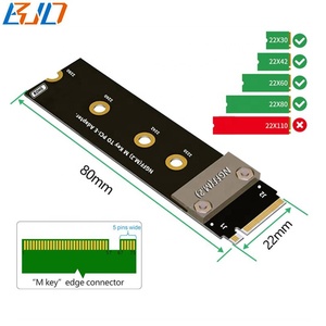 NGFF <span class=keywords><strong>M</strong></span>.2 <span class=keywords><strong>M</strong></span>-clave para PCI-E X16 hembra adaptador de ranura de Cable de extensión con 4Pin conector de alimentación de 90 grados - Product Image 5