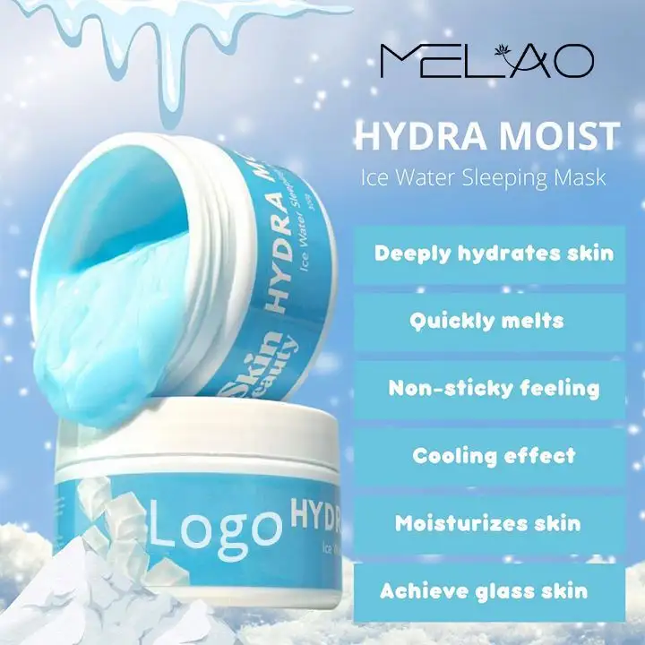 カスタムロゴ保湿美容ハイドレーティングスリーピングスレッドコラーゲンプライベートラベルHydra Moist Ice Water Mask