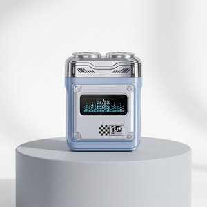 Tondeuse à barbe électrique étanche IPX7 en alliage d'aluminium et ABS pour l'entretien masculin, certifiée CE/ROHS/FCC - Product Image 1