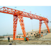 Grue à portique MH de type treillis 7,5 tonnes, prix de la grue à portique de 5 tonnes avec palan