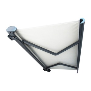 Auvent pliable rétractable contrôlé par application Cassette motorisée en alliage d'aluminium Conception Villas Balcons Jardins extérieurs Terrasses - Product Image 6