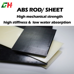 GH Factory Custom ABS <strong>Engineering</strong> Plastic <strong>Sheet</strong> in Beige Black White for Board Machining/Nylon Buffer Block Pad Block Cut Size - Product Image 2