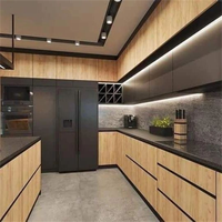 CBMMart Armoires de cuisine personnalisées de haute qualité Ensemble d'armoires de cuisine de style shaker moderne avec portes et tiroirs à fermeture amortie