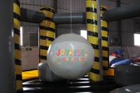 Jeu de boule de démolition gonflable interactif commercial de haute qualité pour divertissement amusant en plein air